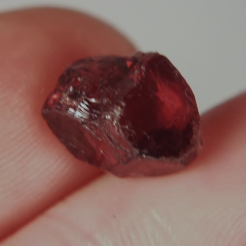 Coppery Pink Same Zircon Facet Rough Tanzania 11.17 ct  Litnon.com