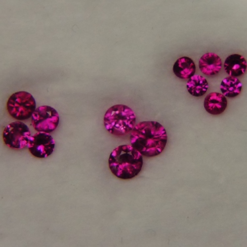 Old Jewelers Stock Bright Fluorescent South East Asia Ruby Melee  Litnon.com
