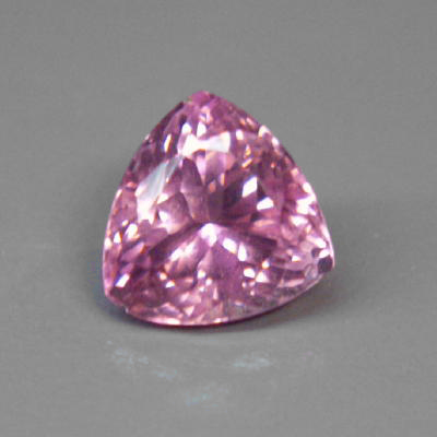Brilliant Pink Tourmaline Trillion Afghanistan 2.46 ct  Litnon.com