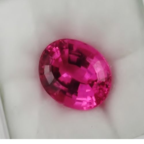 Vivid Shocking Pink Old Stock Brazil Tourmaline 10.66 ct  Litnon.com