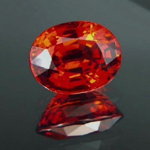 Museum Tangerine Color Spessartite Garnet Nigeria 21.24 ct  Litnon.com