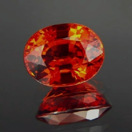Museum Tangerine Color Spessartite Garnet Nigeria 21.24 ct  Litnon.com