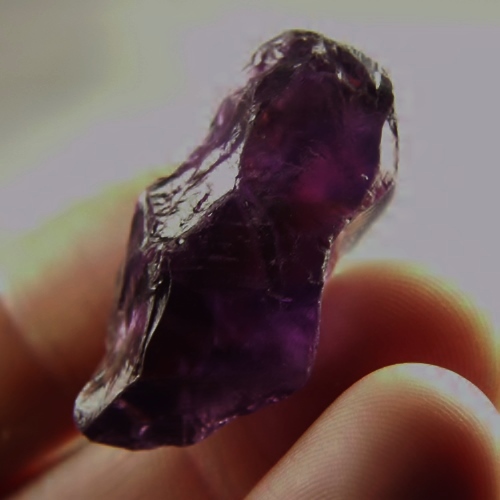 Old Stock Fine Color Zambian Amethyst Facet Rough 81.50 ct  Litnon.com