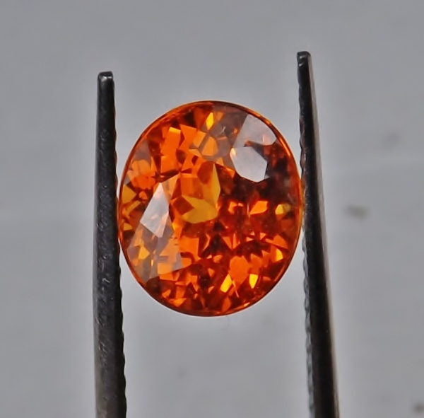 Color and Fire Gem Orange Spessartite Garnet 2.06 ct  Litnon.com