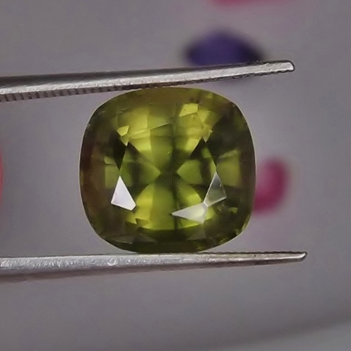 Rare Hydrogrossular ~Gooseberry~ Garnet - Idocrase 7.02 ct GLI  Litnon.com