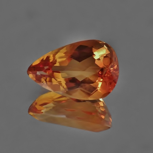  Apricot Precious Topaz Ouro Preto Brazil 6.69 ct  Litnon.com