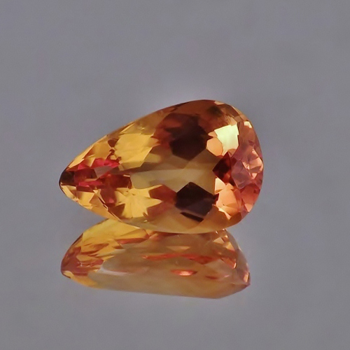  Apricot Precious Topaz Ouro Preto Brazil 6.69 ct  Litnon.com