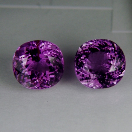 Gem Pair Purple Pink Cuprian Tourmalines Mozambique 14.69 ct tw  Litnon.com