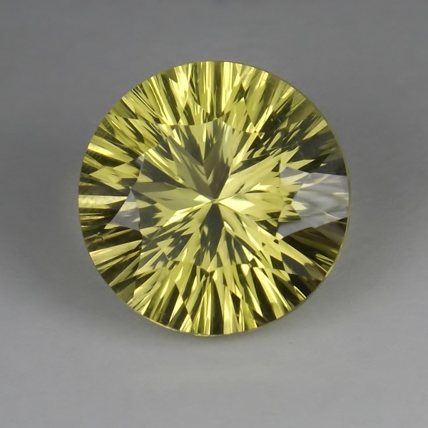 Concave Cut Oro Verde Brazilian Lemon Citrine 8.60 ct  Litnon.com