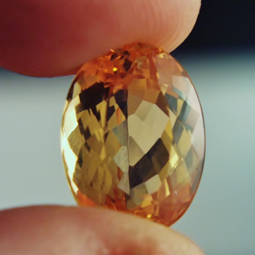  Huge Precious Golden Topaz Ouro Preto Brazil 13.17 ct  Litnon.com
