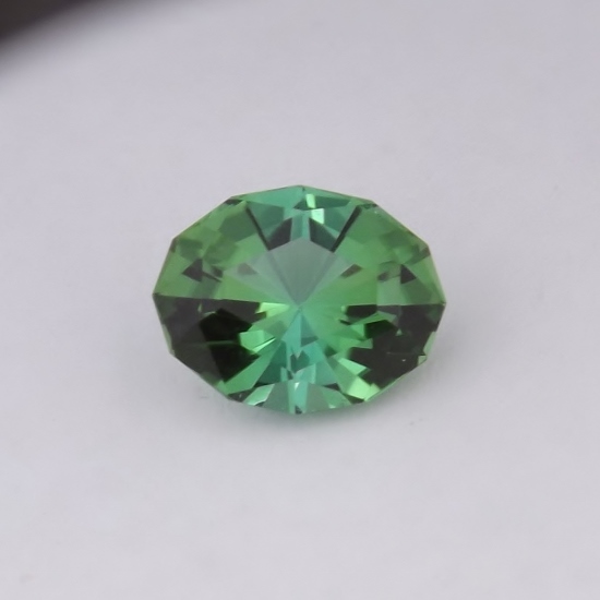 USA Cut Bright Green Tourmaline Afghanistan 2.89 ct GL Litnon.com