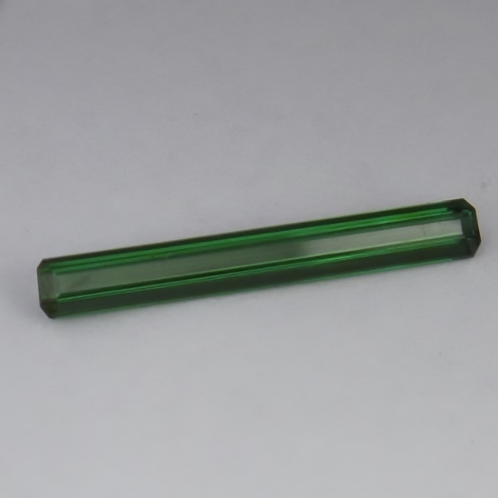 Fine Color Faceted Brazil Green Tourmaline Needle  Litnon.com