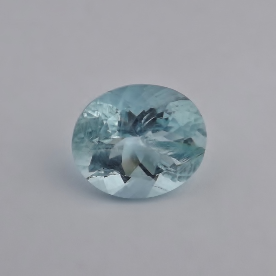 Bright and Pretty Natural Brazil Aquamarine 9.02 ct GLI  Litnon.com