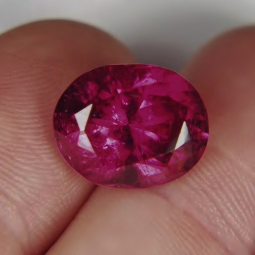 Color Big Natural Rubellite Tourmaline Mozambique 8.82 ct GLI PAID Litnon.com