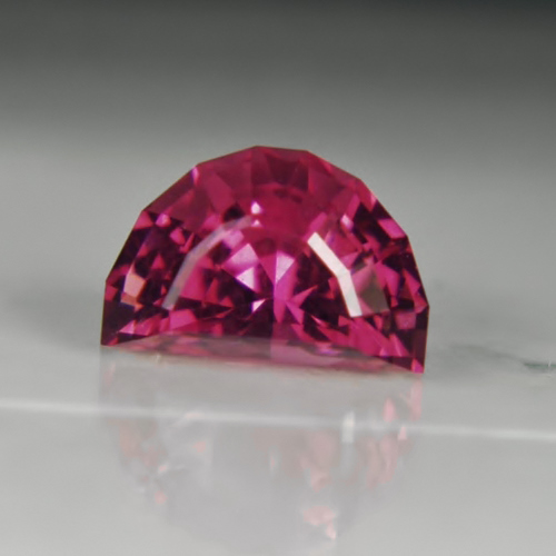 Color Pretty Pink 1/2 Moon Cut Tourmaline Nigeria 3.15 ct GLI PAID Litnon.com