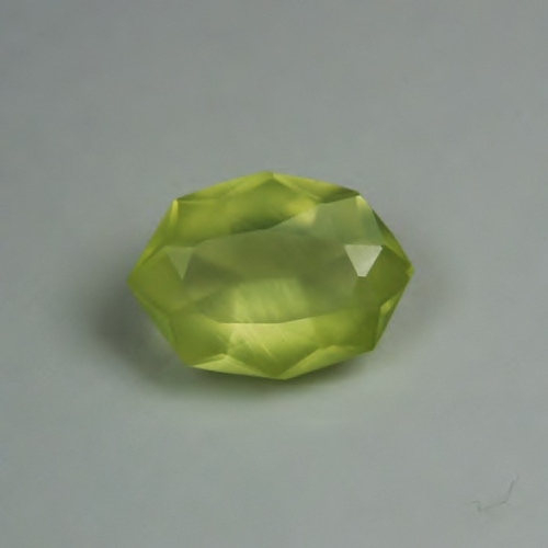 Rare Faceted Neon Color Prehenite New Jersey USA 2.24 ct GLI  Litnon.com