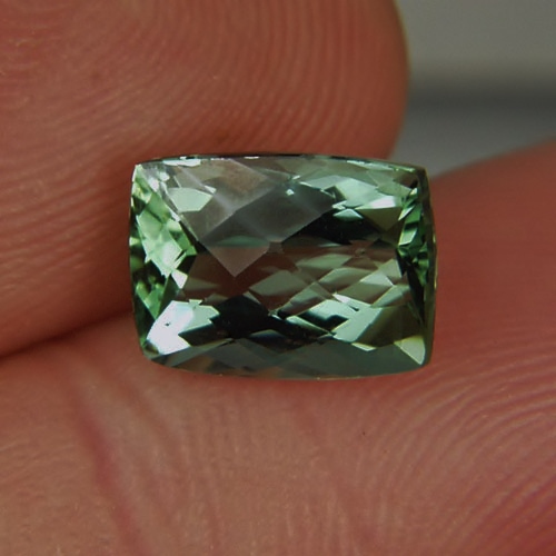 Color Old Stock Green Brazil Tourmaline 3.86ct GL Litnon.com