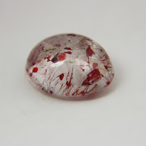 Red Hematite Inclusions Natural Strawberry Quartz Cab 5.38 ct  Litnon.com