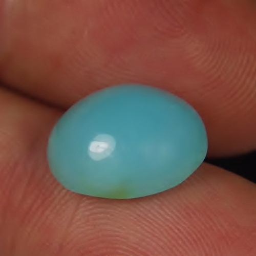 Quality Natural Blue Peruvian Opal Cab 6.07 ct  Litnon.com