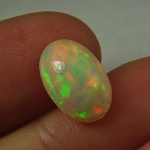 Full Multi-Color Fire Fine Quality Welo Opal 5.14ct GL Litnon.com