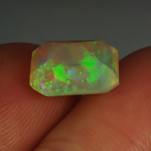  Multi-Color Fire Fine Quality Welo Crystal Opal 3.92 ct GL Litnon.com