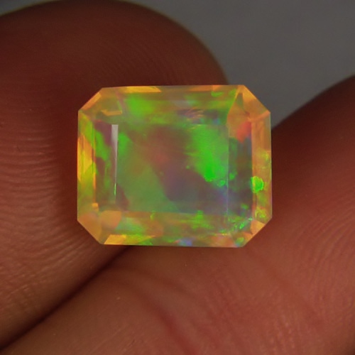  Multi-Color Fire Fine Quality Welo Crystal Opal 3.92 ct GL Litnon.com