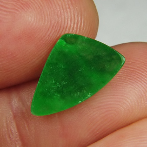 Natural South East Asia Type A Green Jadeite Cabochon 3.55 ct  Litnon.com