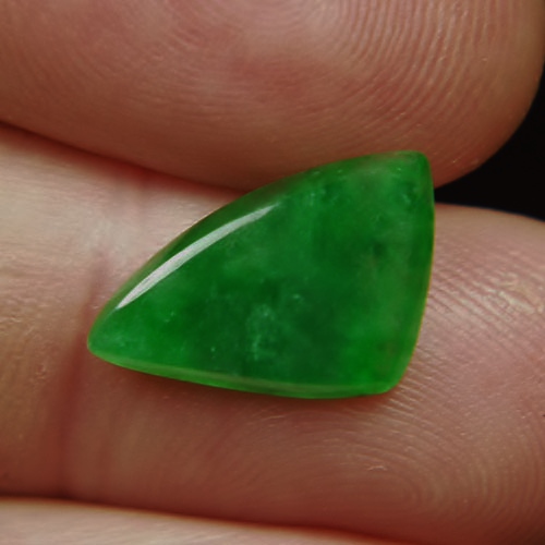 Natural South East Asia Type A Green Jadeite Cabochon 3.55 ct  Litnon.com