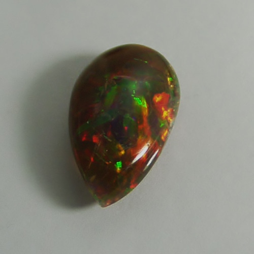  Multi-Color Fire Rare Virgin Valley Nevada Opal Cab 15.96ct GL Litnon.com