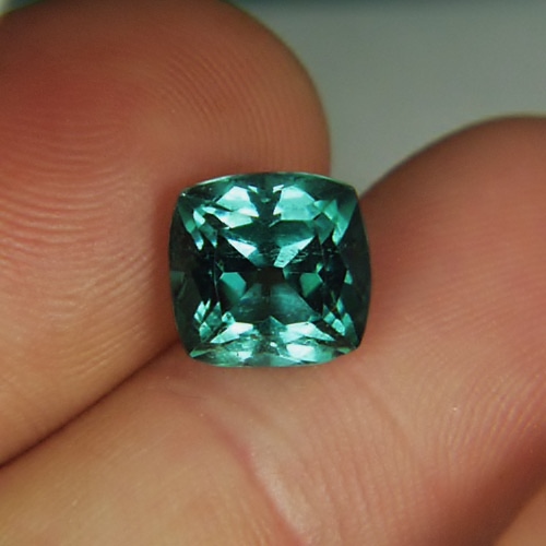  Old Stock Open Color Indicolite Tourmaline Brazil 4.52ct GL Litnon.com