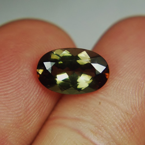 Big and Rare USA Cut Natural Andalusite Brazil 2.87 ct  Litnon.com