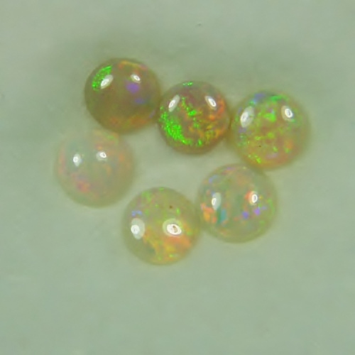 Color Play Calibrated 5 mm Opal Cabs Australia 1.76 ct tw  Litnon.com