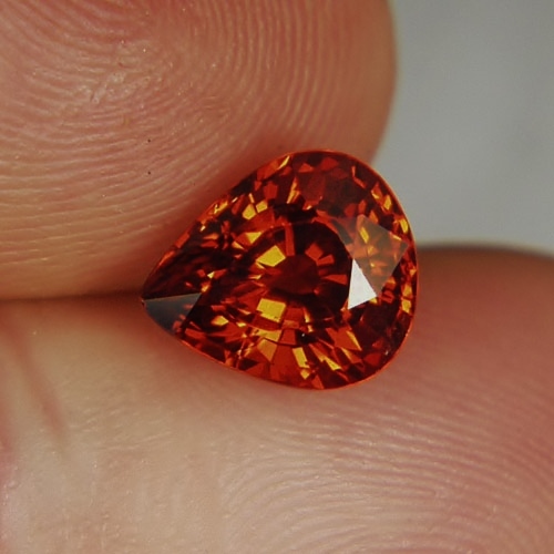 Classic Color Natural Spessartite Garnet Nigeria 3.73ct GL Litnon.com