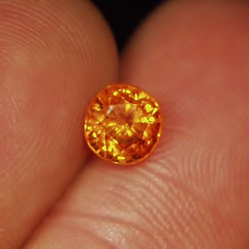  Bright Orange Mandarin Spessartite Garnet 1.62 ct  Litnon.com