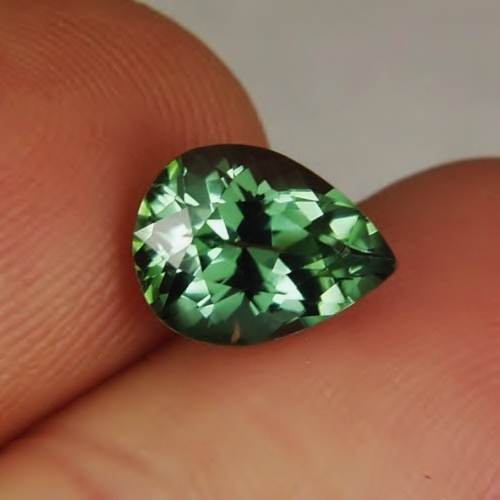  Color and Cut Bluish Green Tourmaline Mozambiique 2.48 ct  Litnon.com