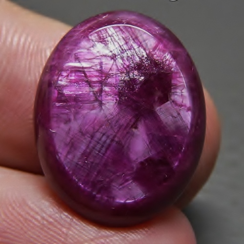 Trapiche Pattern Natural Longido Ruby Cab Tanzania 12.41 ct  Litnon.com