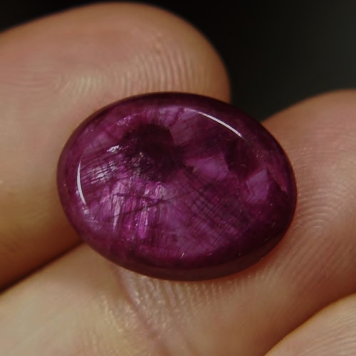 Trapiche Pattern Natural Longido Ruby Cab Tanzania 12.41 ct  Litnon.com