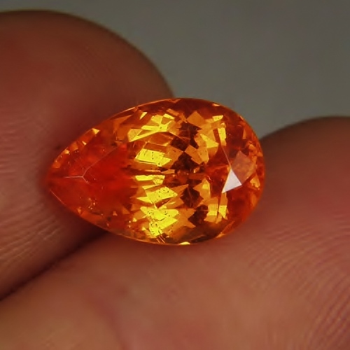 Old Stock True Namibian Mandarin Garnet Pair 13.47 ct tw GL Litnon.com