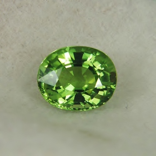 Fine Color Bright Green Tourmaline Tanzania 2.74 ct GL Litnon.com
