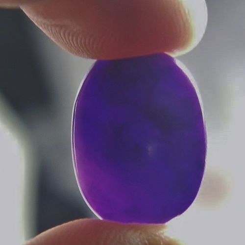Gem Rare Fine Color Sugilite Cabochon Africa 10.73 ct GL Litnon.com
