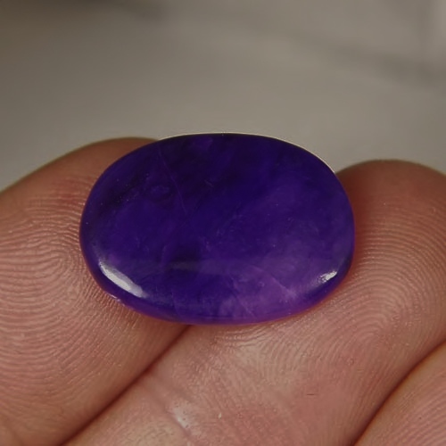 Gem Rare Fine Color Sugilite Cabochon Africa 10.73 ct GL Litnon.com