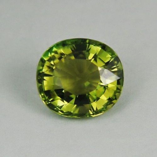 Fine Color Bright Yellow Green Tourmaline Tanzania 2.56 ct GL Litnon.com