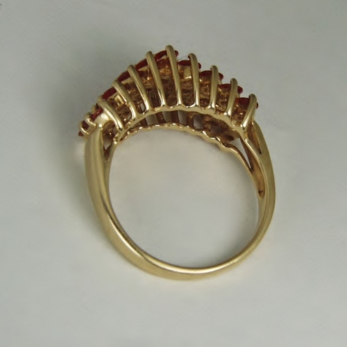 Estate Glowing Color Mandarin Spessartite Garnet 14 kt Ring  Litnon.com