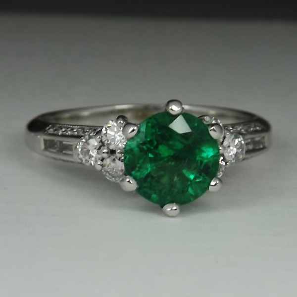 Quality Colombian Emerald Diamond 18kt Ring 1.50 ct  Litnon.com