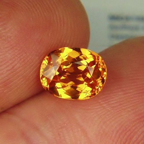 Color and Fire Mandarin Spessartite Garnet 2.37 ct  Litnon.com