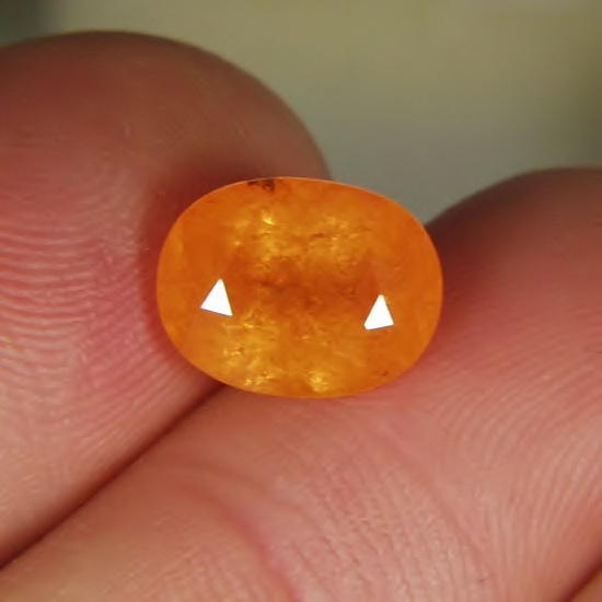 Color Orange Mandarin Spessartite Garnet 4.68 ct  Litnon.com