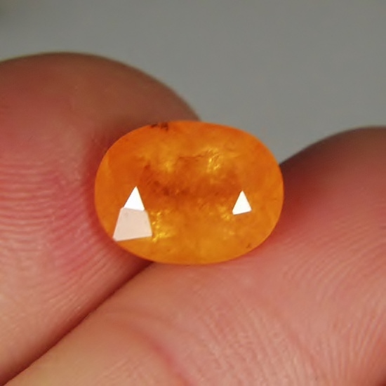  Color Orange Mandarin Spessartite Garnet 4.68 ct  Litnon.com