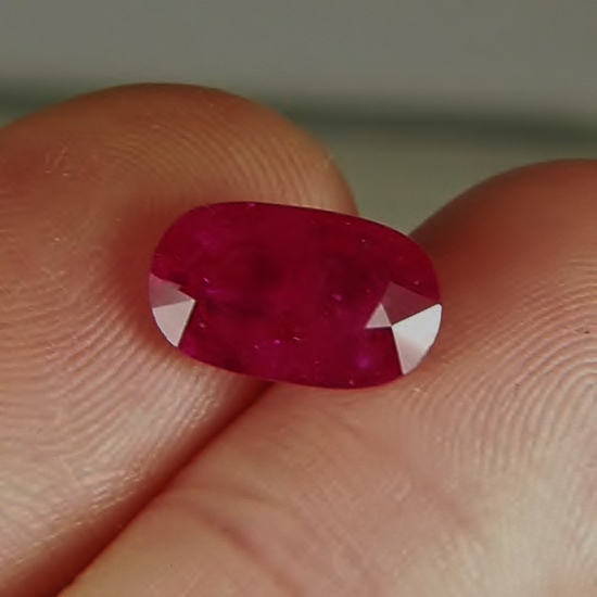 Big and Red Natural Mozambique Ruby 3.49 ct  Litnon.com