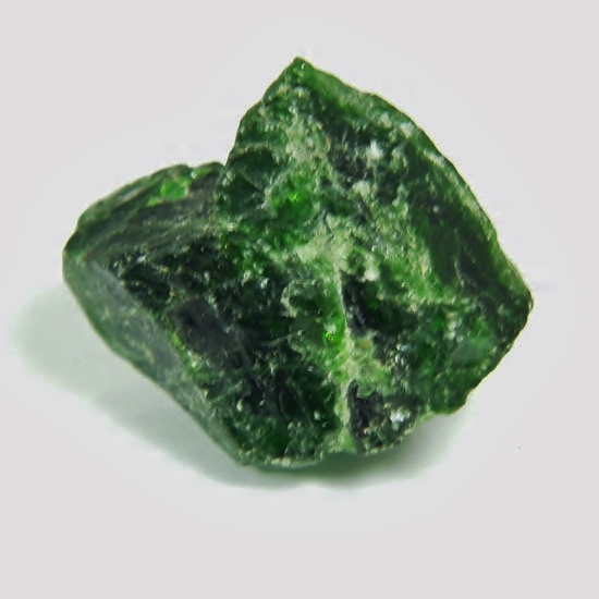  Extreme Green Siberian Chrome Diopside Rough 52ct  Litnon.com