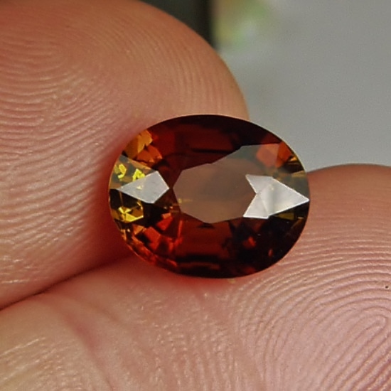  Natural Dichroic Sunset Tourmaline Tanzania 3.64 ct GL Litnon.com